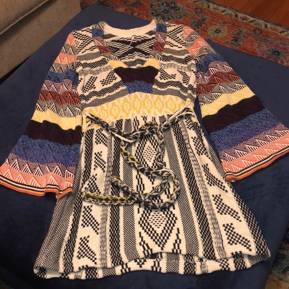 Free People Bohemian Wool Dress